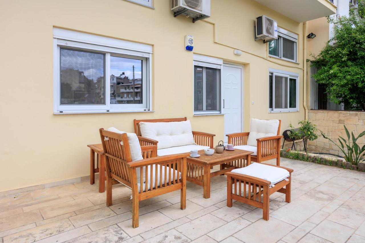 הרקליון Electra Modern Apartment With Cozy Garden מראה חיצוני תמונה